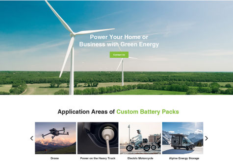 平平无奇的电池产品能做出什么好看的网站呢？