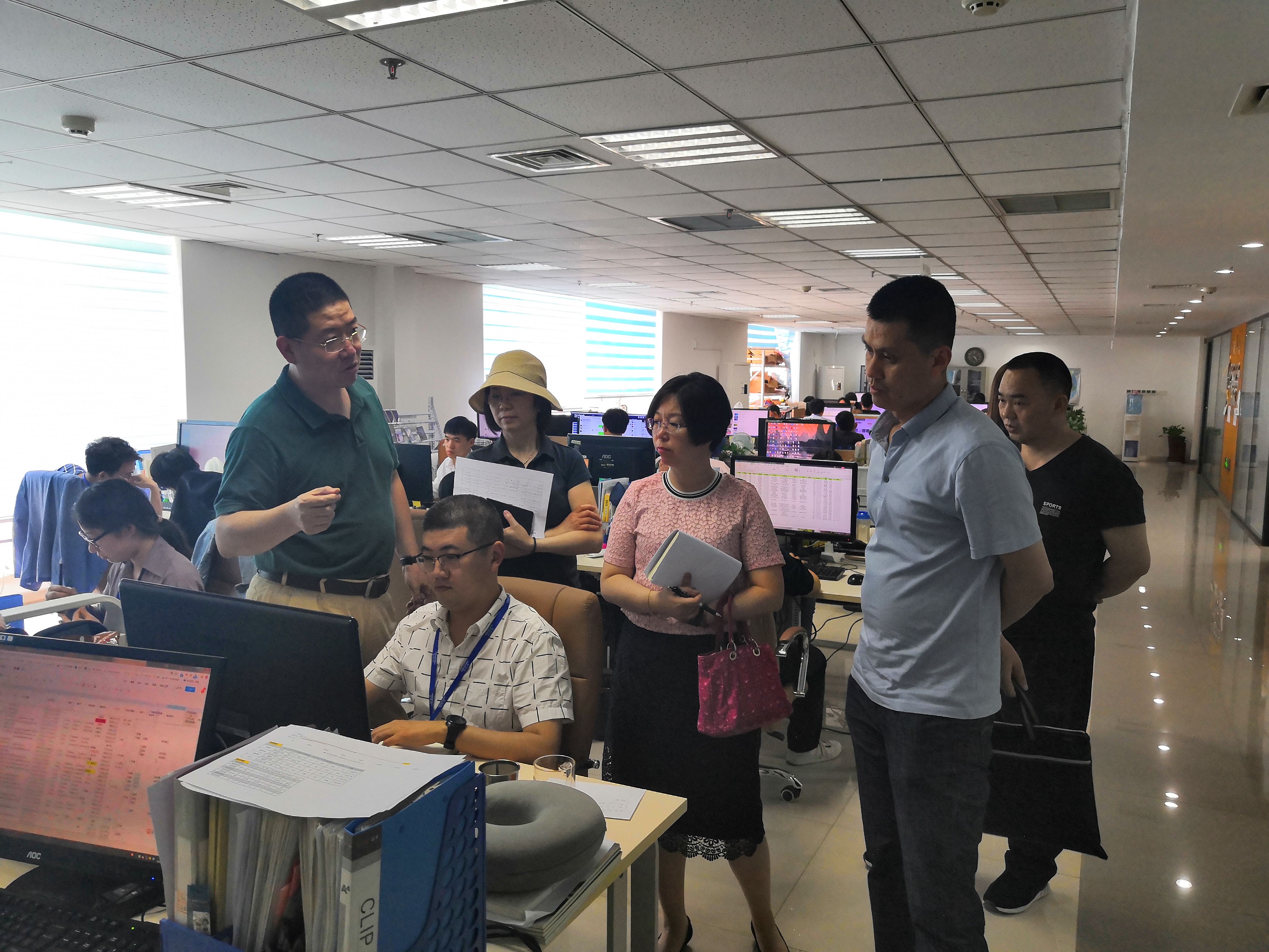 石家庄市发改委领导莅临意昂4考察指导